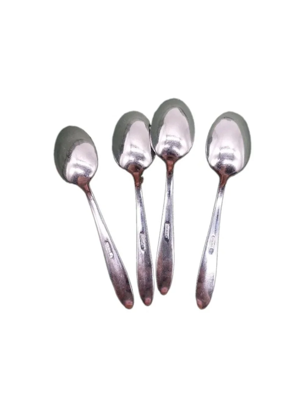 Oneida Taylor Everyday Flatware Soup Spoons Set 4 18/0 Stainless Steel 6.5